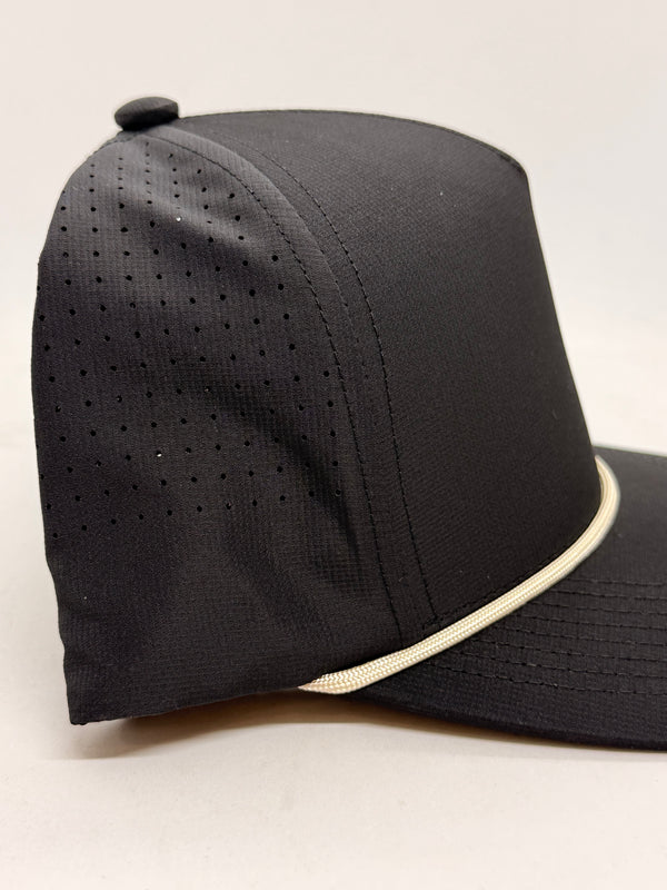 Athletic Mesh Rope (BLACK) Pocket Hat