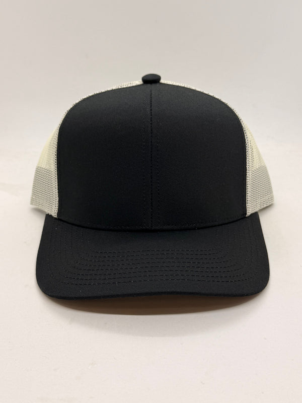 Cream Mesh Curved Brim