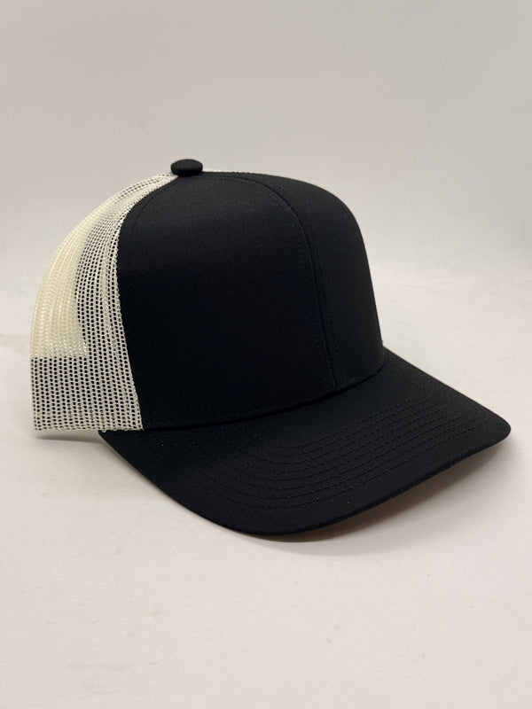 Cream Mesh Curved Brim