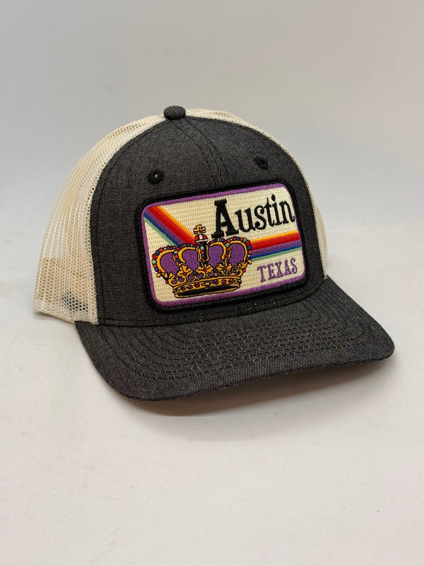 Austin Texas Violet Crown Pocket Hat
