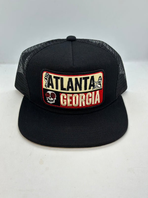 Atlanta Georgia Skull Pocket Hat