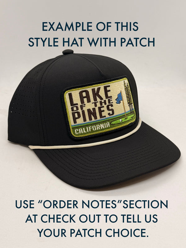 Athletic Mesh Rope (BLACK) Pocket Hat