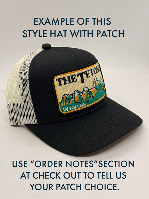 Cream Mesh Curved Brim